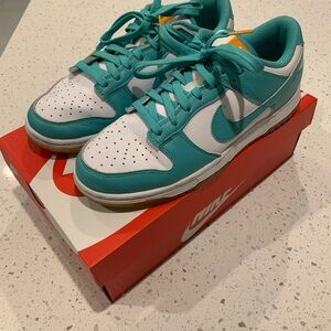 Nike Dunk Low Teal Zeal Sz 10 Women